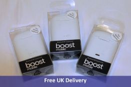 Eight pairs of Boost TWS Earbuds, White
