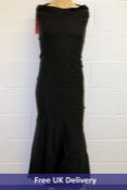Chi Chi London Allyn Dress, Black, Size 10