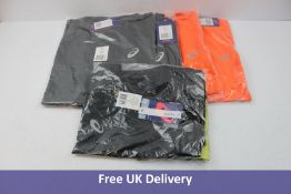 Five items of Asics Men's Sports Clothing