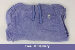 Onepiece Towel Club Unisex Towel Hoodie, Soft Violet, Size M