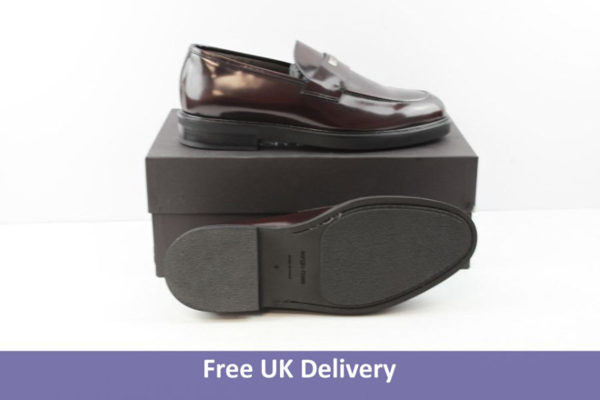 Sergio Rossi Men's Monoblock Shoes, Burgundy/red, UK 6