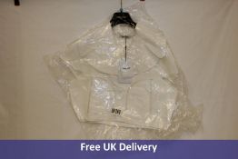 Max&Moi Victory White Jacket, Size 40