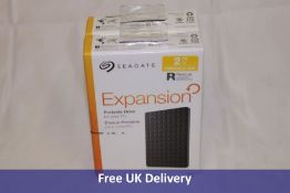 Two Seagate Expansion Portable Hard Drives, 2 TB