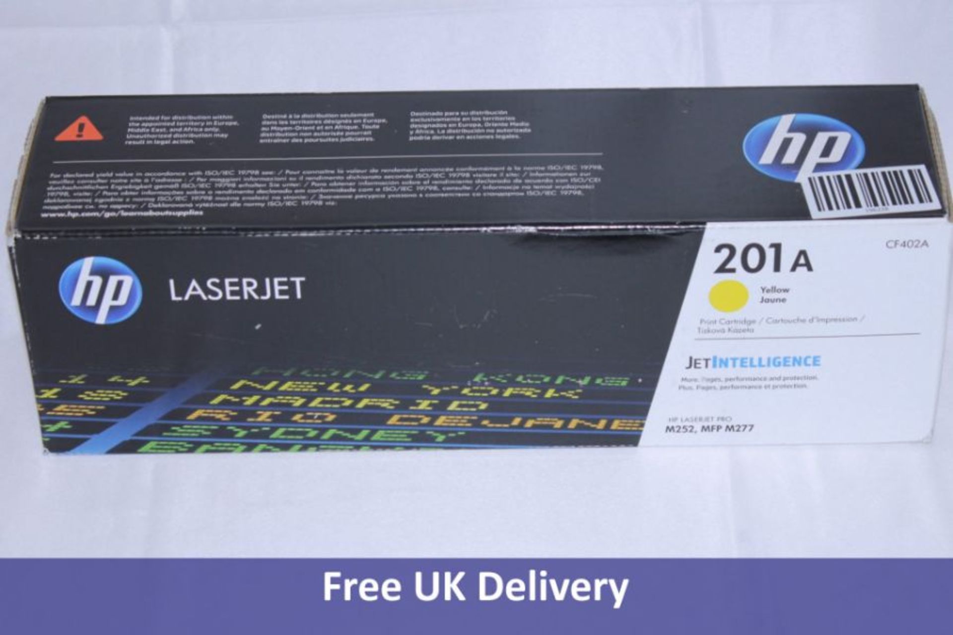 Two HP 201 A Laserjet Yellow Print Cartridge - Image 2 of 2