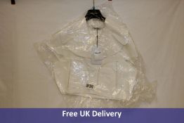 Max&Moi Victory White Jacket, Size 36