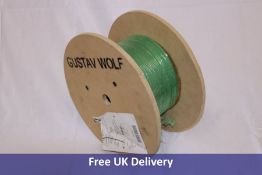 Three Gustav Wold Green PVC Wire Cable, 110m x 4mm