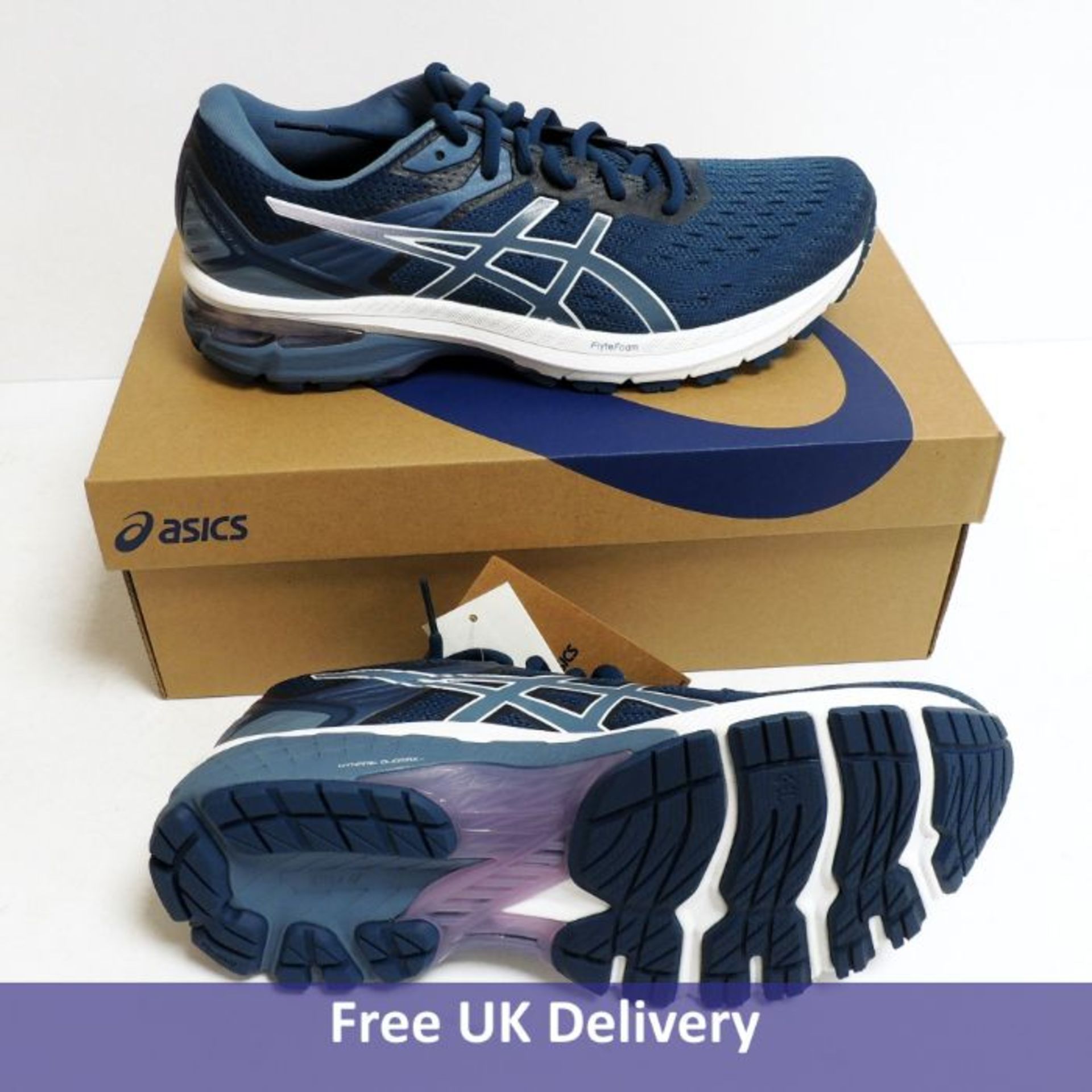 Asics Women's 1012A859 Running Shoes, Mako Blue and Gray Floss, UK 7.5