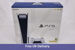 Sony PS5 PlayStation 5 Blu-Ray Edition Console, 825GB, White