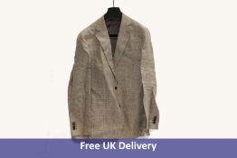 Baird McNuttt Mid Brown Check Havana Jacket, UK 48