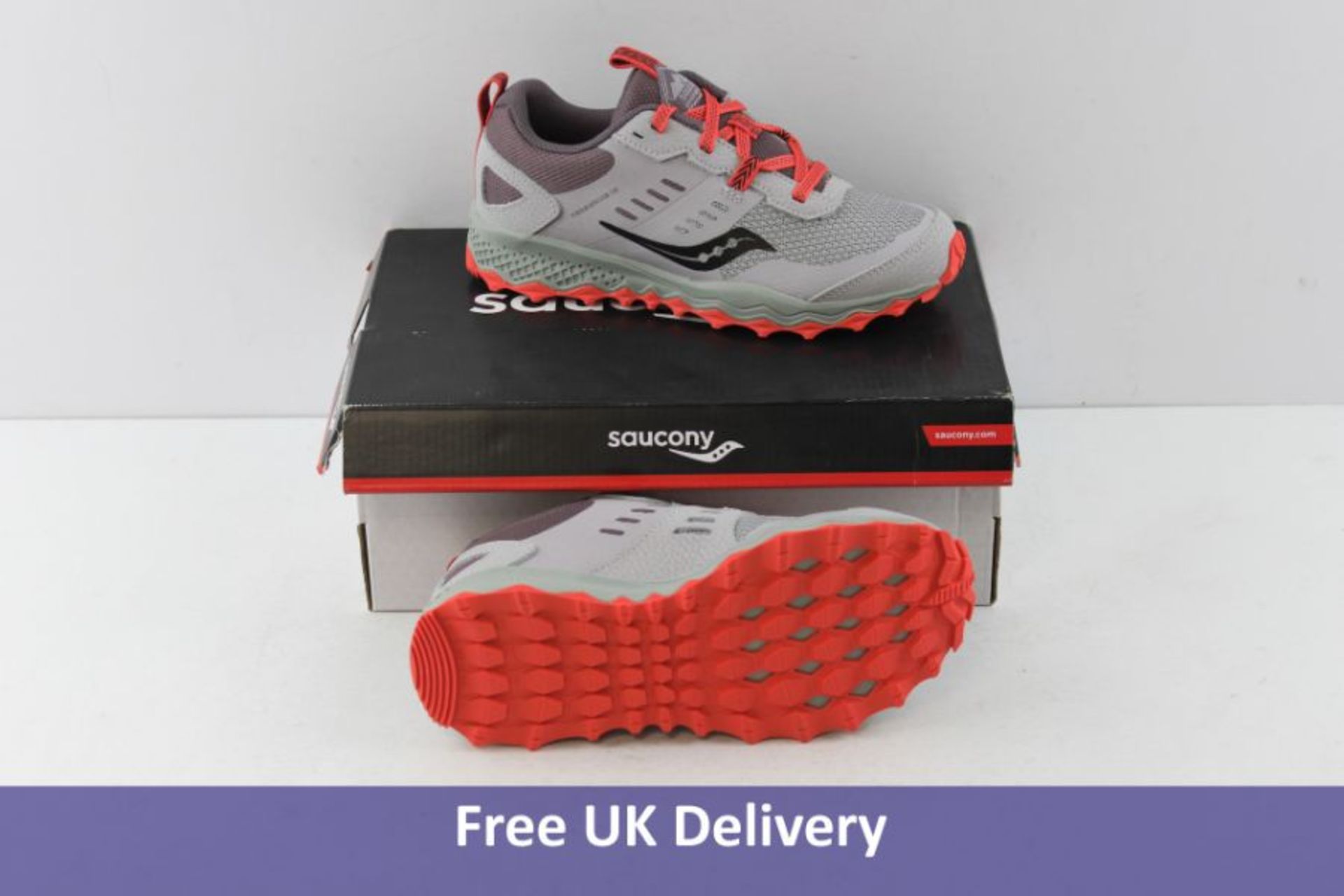 Two pairs of Saucony Girl's Trainers, UK 1
