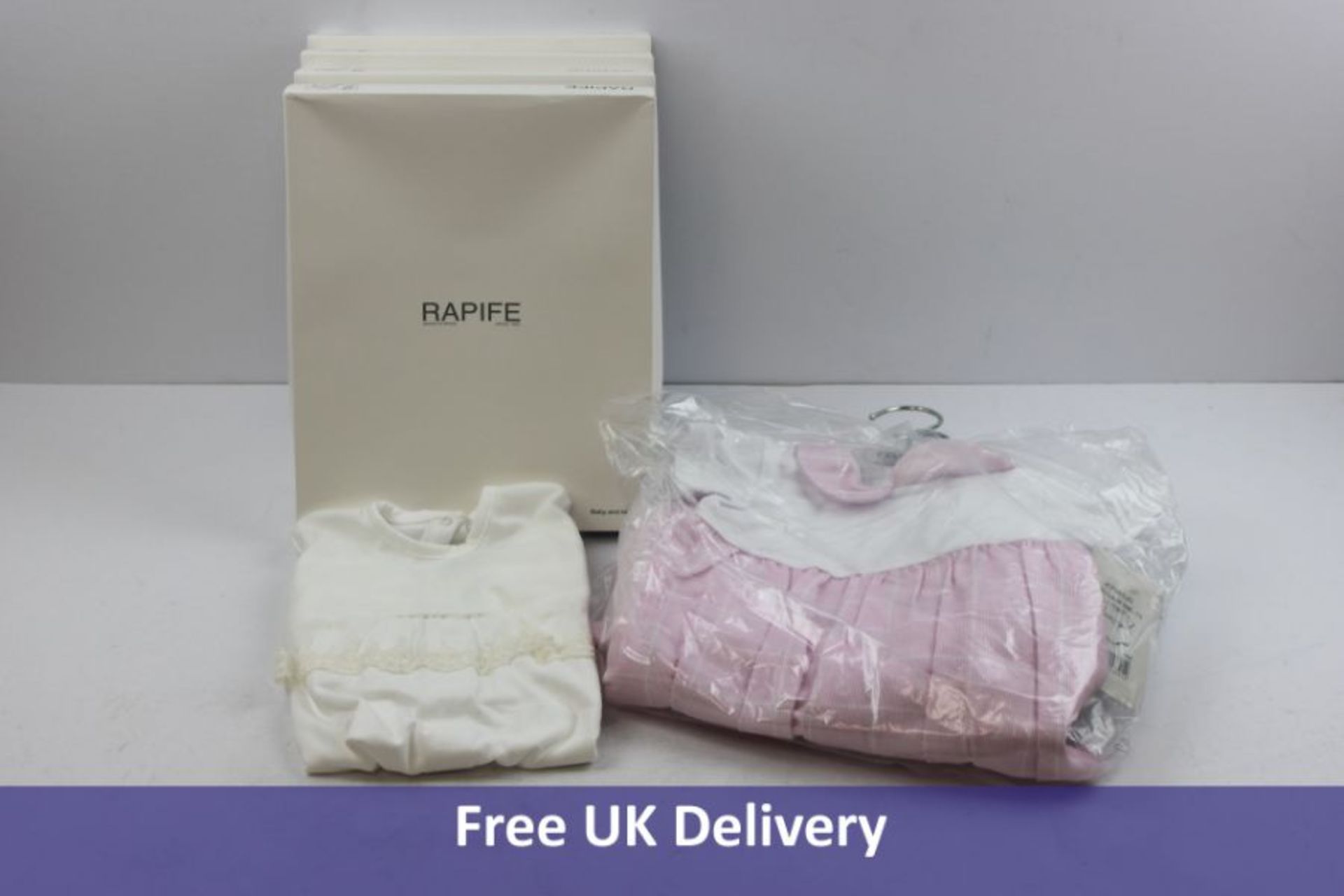 Seven items of Raplife Baby Clothing