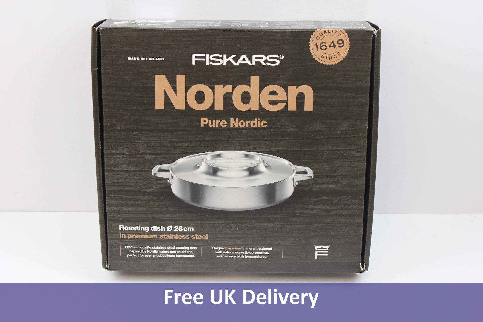 Fiskars Norden Premium Stainless Steel Roasting Dish