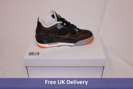 Nike Women's Air Jordan 4 Retro SE Trainers, Black, UK 6