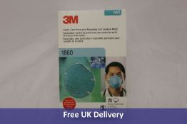 Thirty-six 3M 1860 N95 Healthcare Particulate Respirator Masks