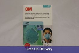 Thirty-six 3M 1860 N95 Healthcare Particulate Respirator Masks