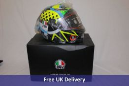 Motorcycle Accessories to include 1x AGV Motorcycle Helmet, Pista GP RR ECE Dot Limited Edition Ross