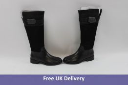 Geox Women's Knee High Boots, Black, UK 6.5