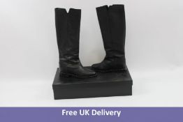 Viar Women's Malibu Nero Knee High Boots, Black, UK 8.5, Shop Worn