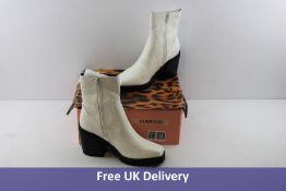 Lemonade Women's Ankle Boots, White, UK 5.5.Damaged Box