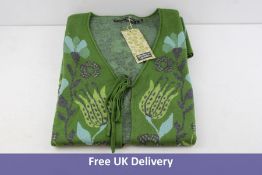 Gurdrun Sjoden Women's Knitted Vest, Green, Size L