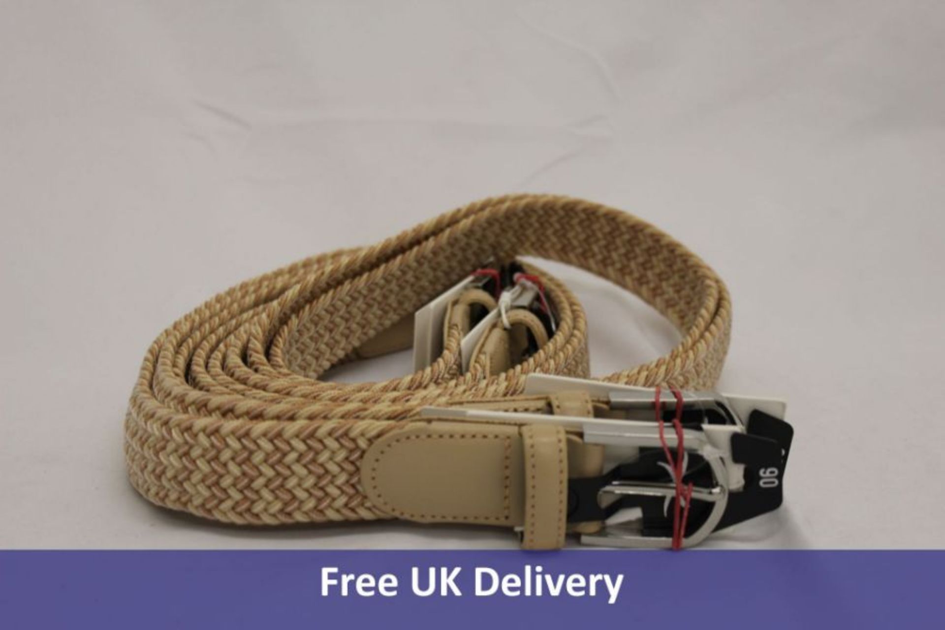 Four BRAX Women's DOB Gurtel Belt to include 1x 85cm, 2x 90cm and 1x 95 cm