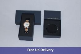 Two Daniel Wellington Items to include 1x Iconic Link Lumine Watch, White, 28mm and 1x Classic Brace