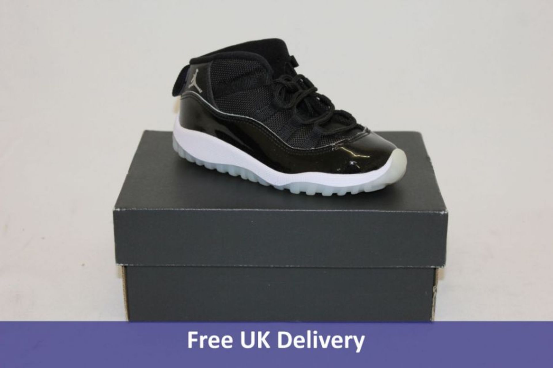 Nike Jordan 11 Retro Kid's Trainers, Black, UK 4.5