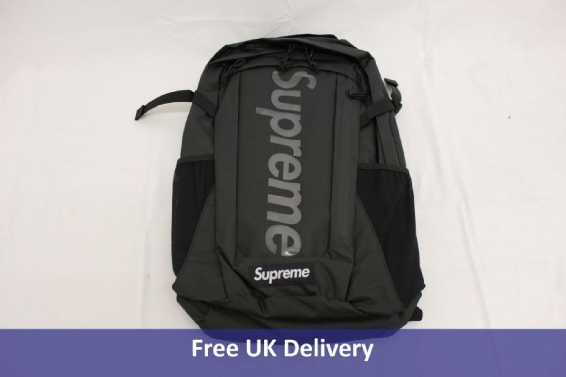 Supreme logo-print Backpack SS 21", Unisex, Black