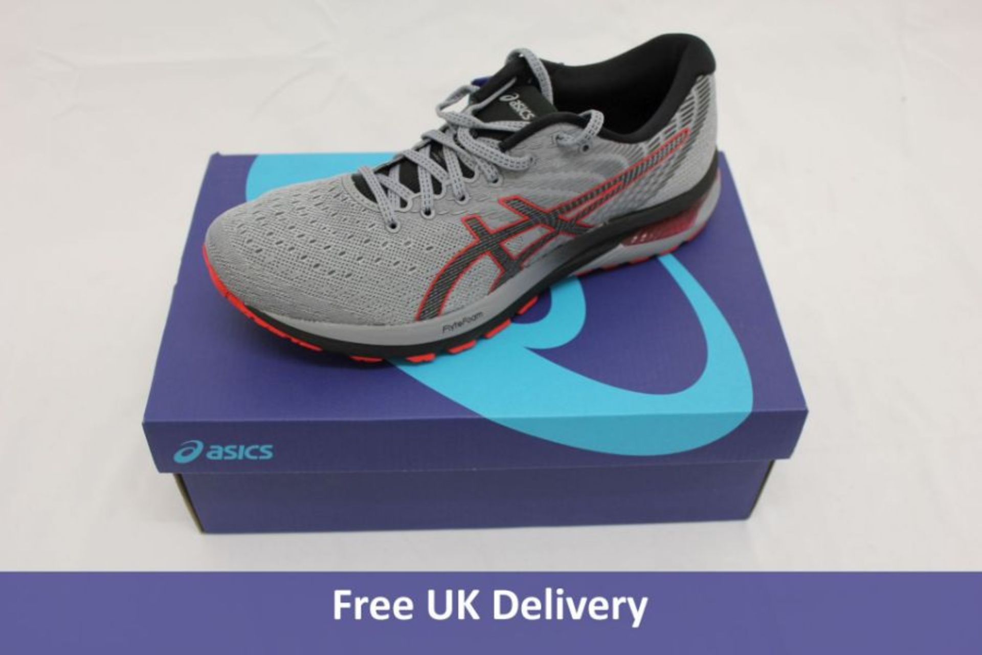 Two Asics Gel Cumulus 21 Men's Trainers to include 1x Electric Blue/White UK 10 and 1x Piedmont Grey