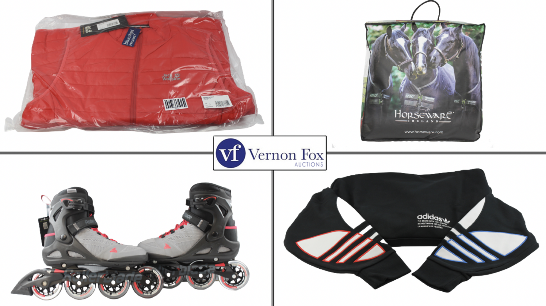 TIMED ONLINE AUCTION: A Wide Choice of Sports Clothing and Equipment. FREE UK DELIVERY!
