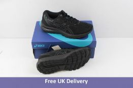Asics Women's Gel-Cumulus 22 Trainers, Black and Carrier Grey, UK 6