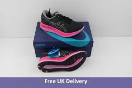 Asics Women's GlideRide Trainers, Graphite Grey, Pink and Black, UK 4.5