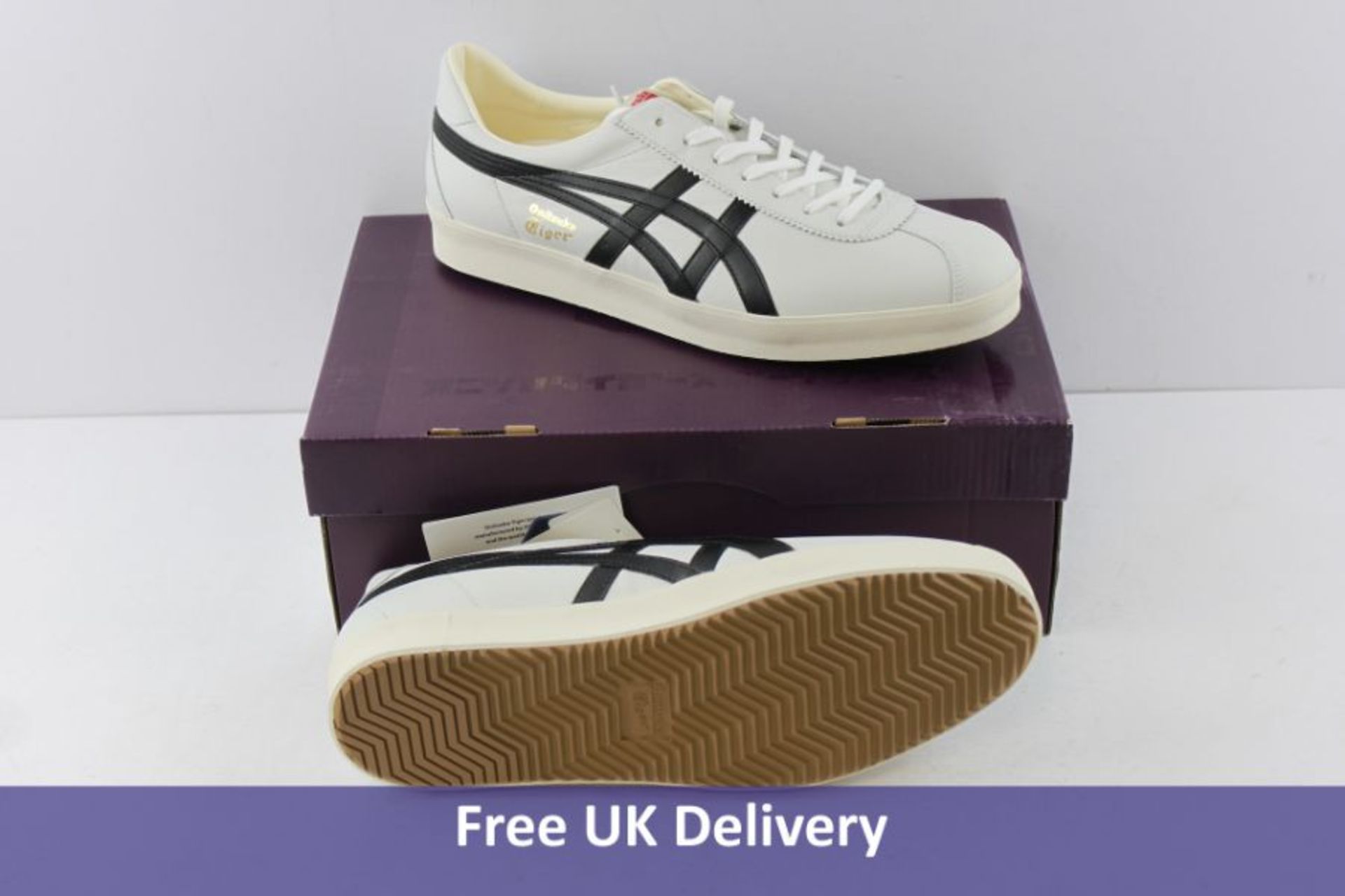 Onitsuka Tiger Unisex Vickka NM Trainers, White and Black, UK 12