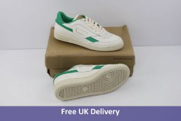 Saye Unisex Trainers, Cream and Green, UK 5.5. Box damaged