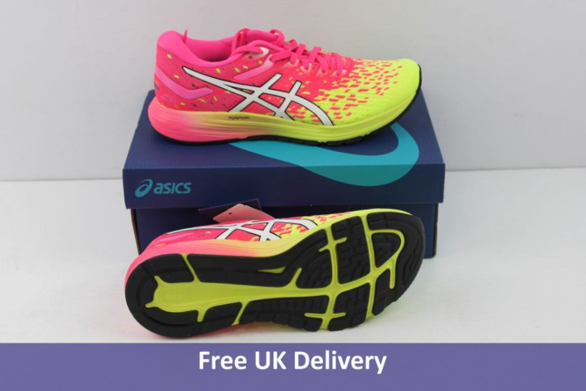 Asics Women's Dynaflyte 4 Trainers, Hot Pink and White, UK 5.5