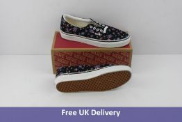 Vans Women's Era Trainers, Ditsy Floral, Black and True White, UK 8