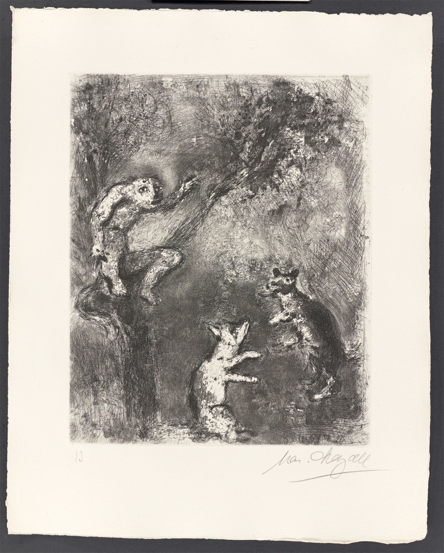 Marc Chagall. Aus: „Jean de La Fontaine: Fables“. 1927/1952 - Bild 2 aus 3