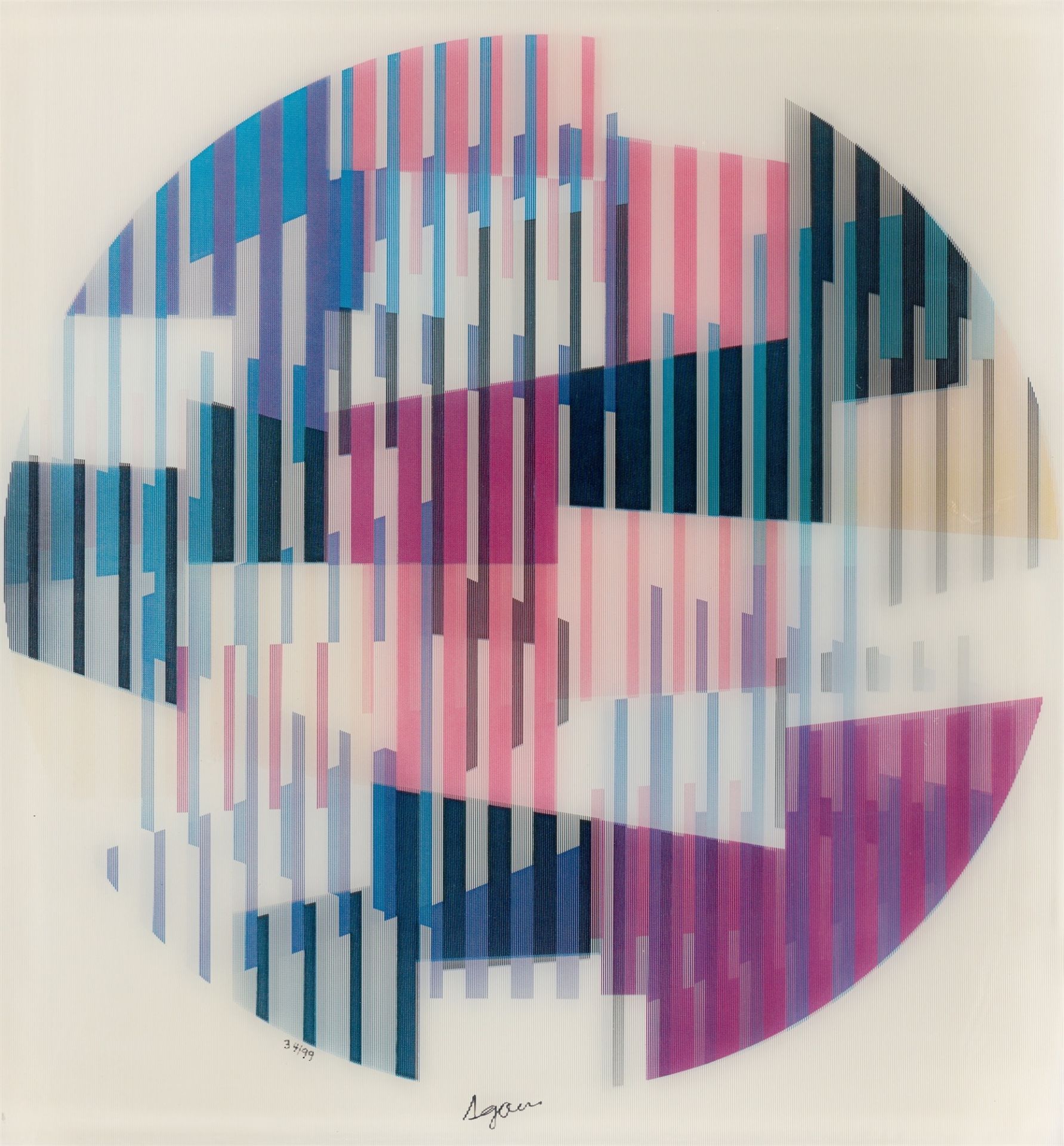 Yaakov Agam (d.i. Jacob Gipstein). „Liberty #3“. Um 1980