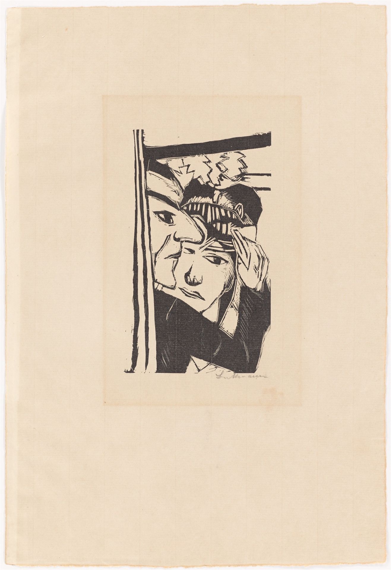 Max Beckmann. „Tanzendes Paar“. 1922 - Bild 2 aus 3