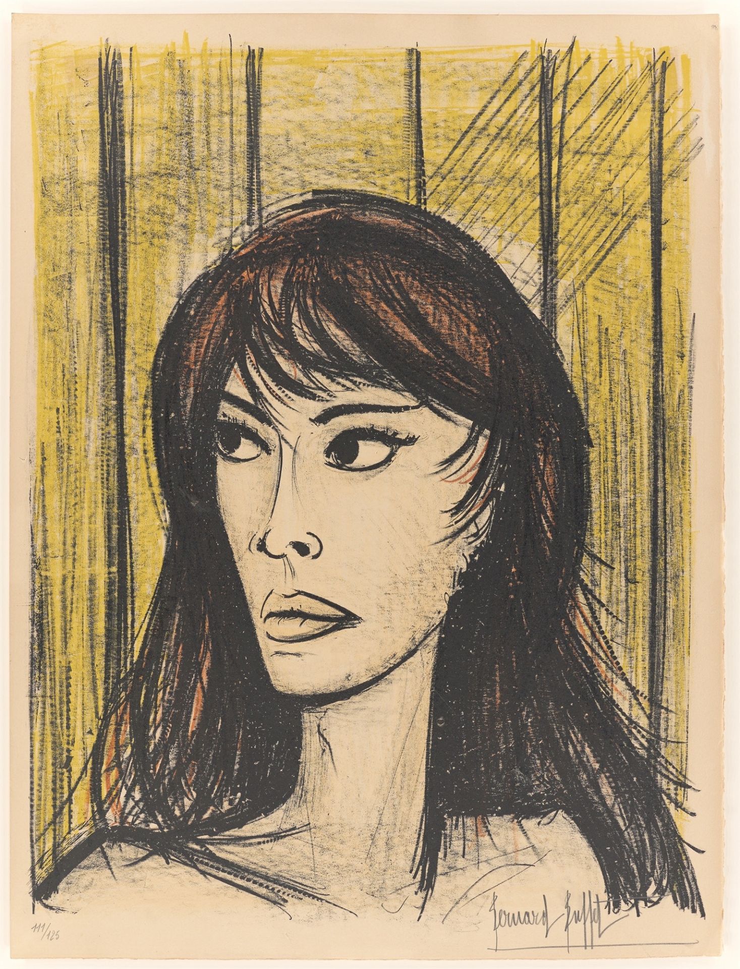 Bernard Buffet. „Rita“. 1963 - Bild 2 aus 3