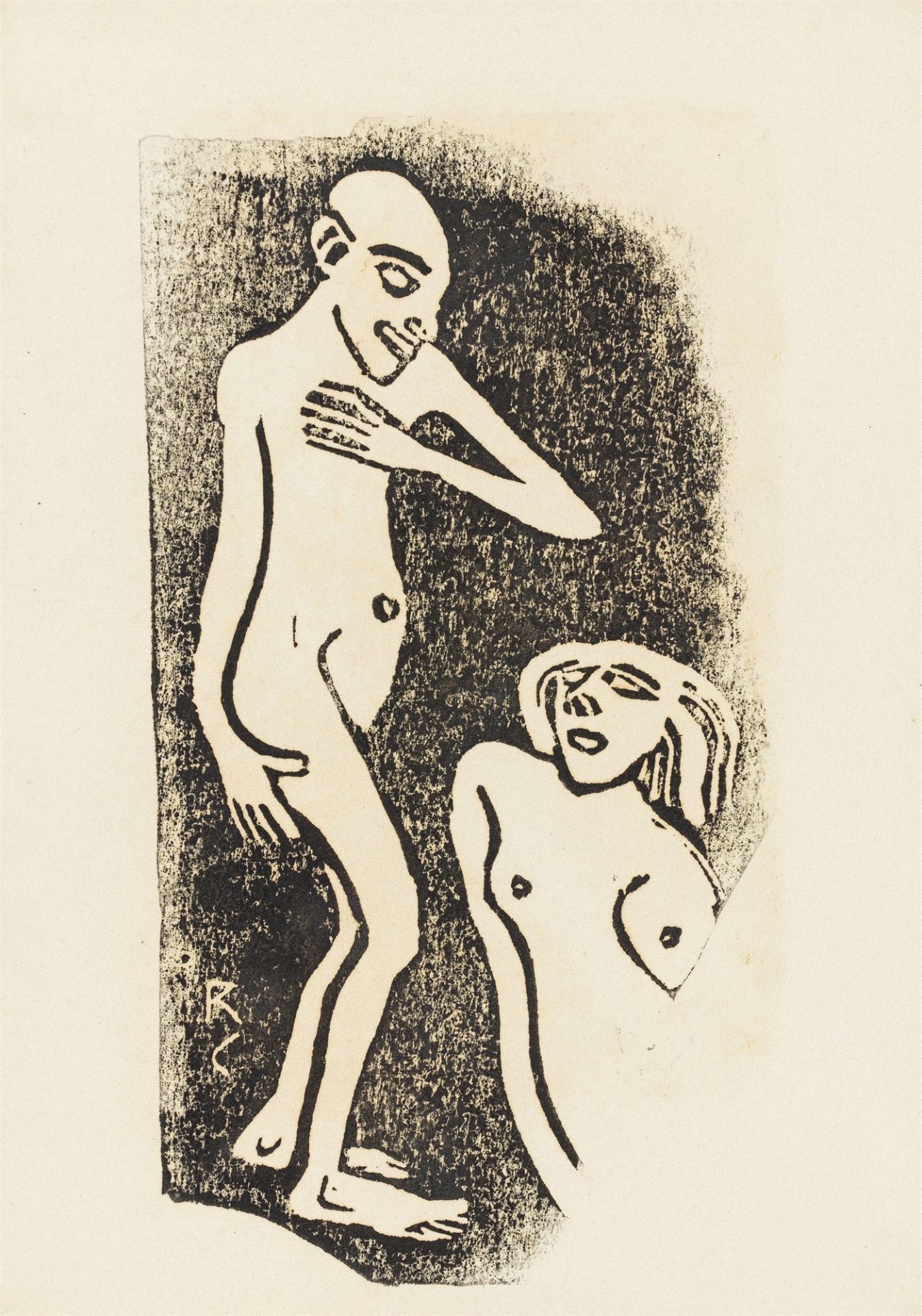 Christian Rohlfs. „Verliebt“. Um 1912