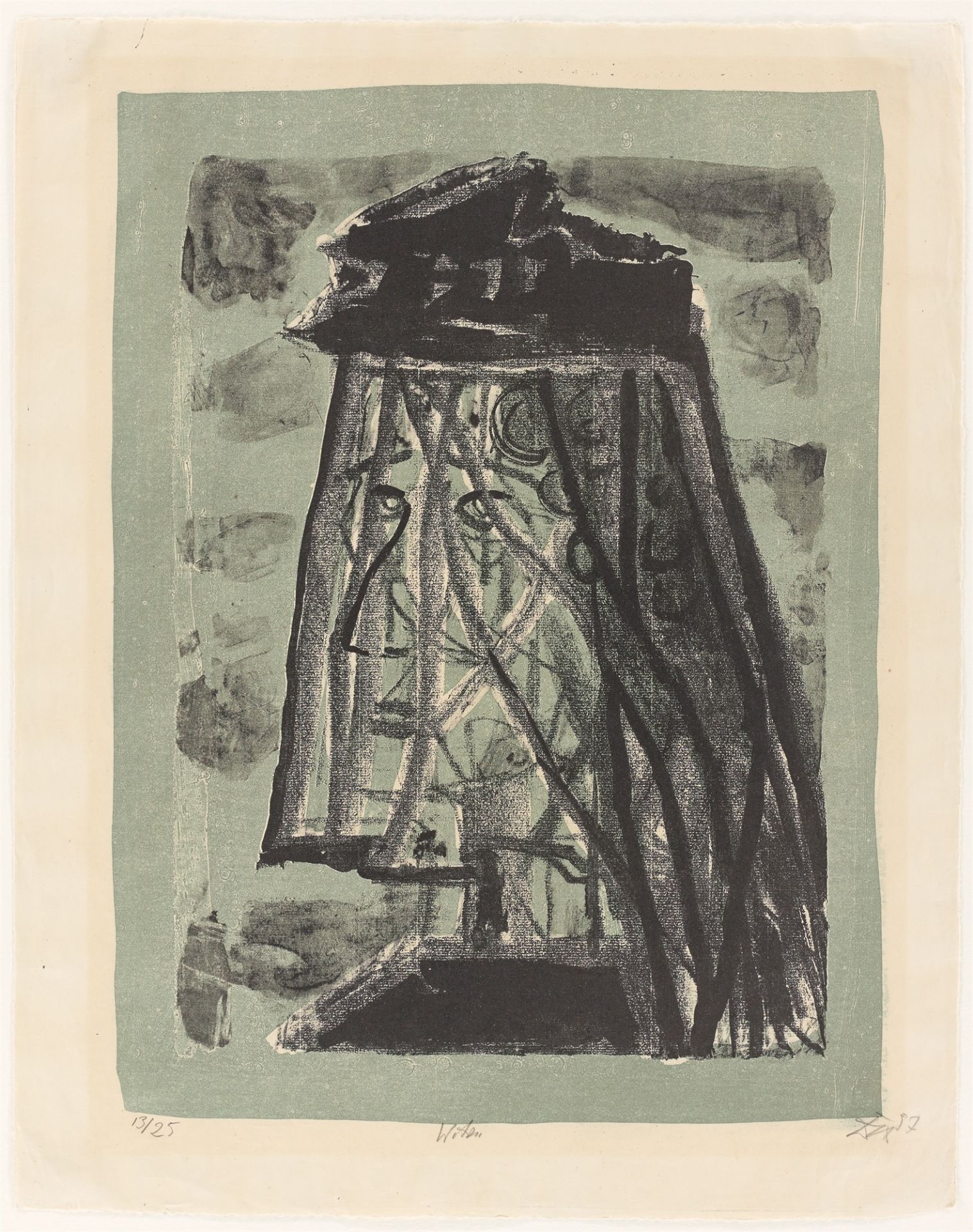 Otto Dix. „Die Witwe“. 1957 - Bild 2 aus 3