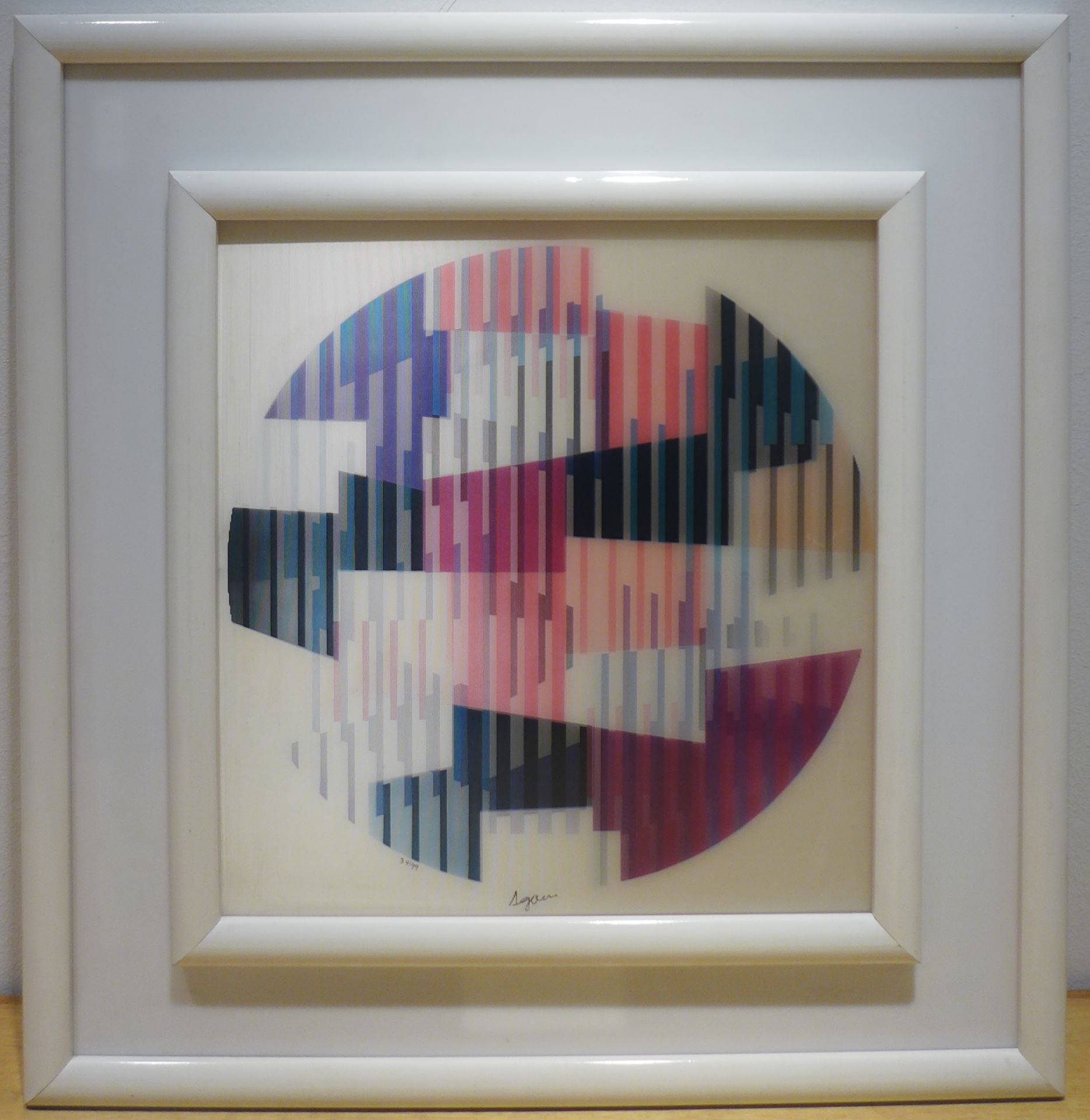 Yaakov Agam (d.i. Jacob Gipstein). „Liberty #3“. Um 1980 - Bild 4 aus 4