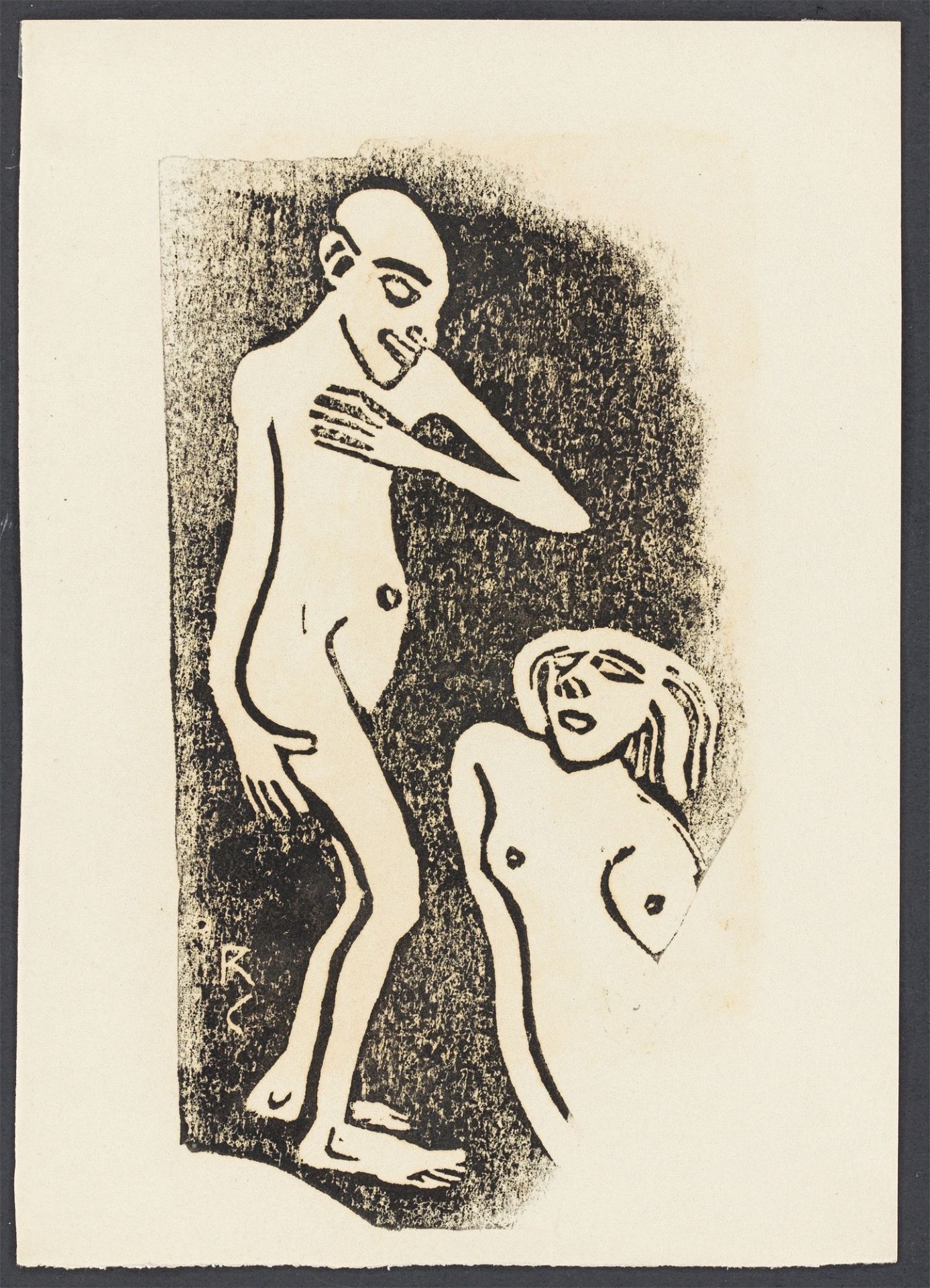 Christian Rohlfs. „Verliebt“. Um 1912 - Bild 2 aus 3