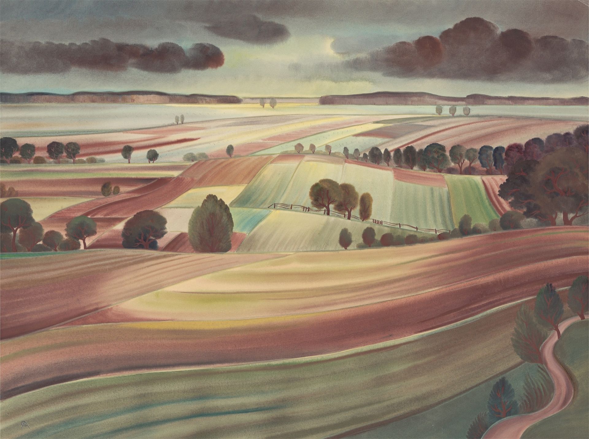 Christian Arnold. „Herbstliche Acker“. 1938