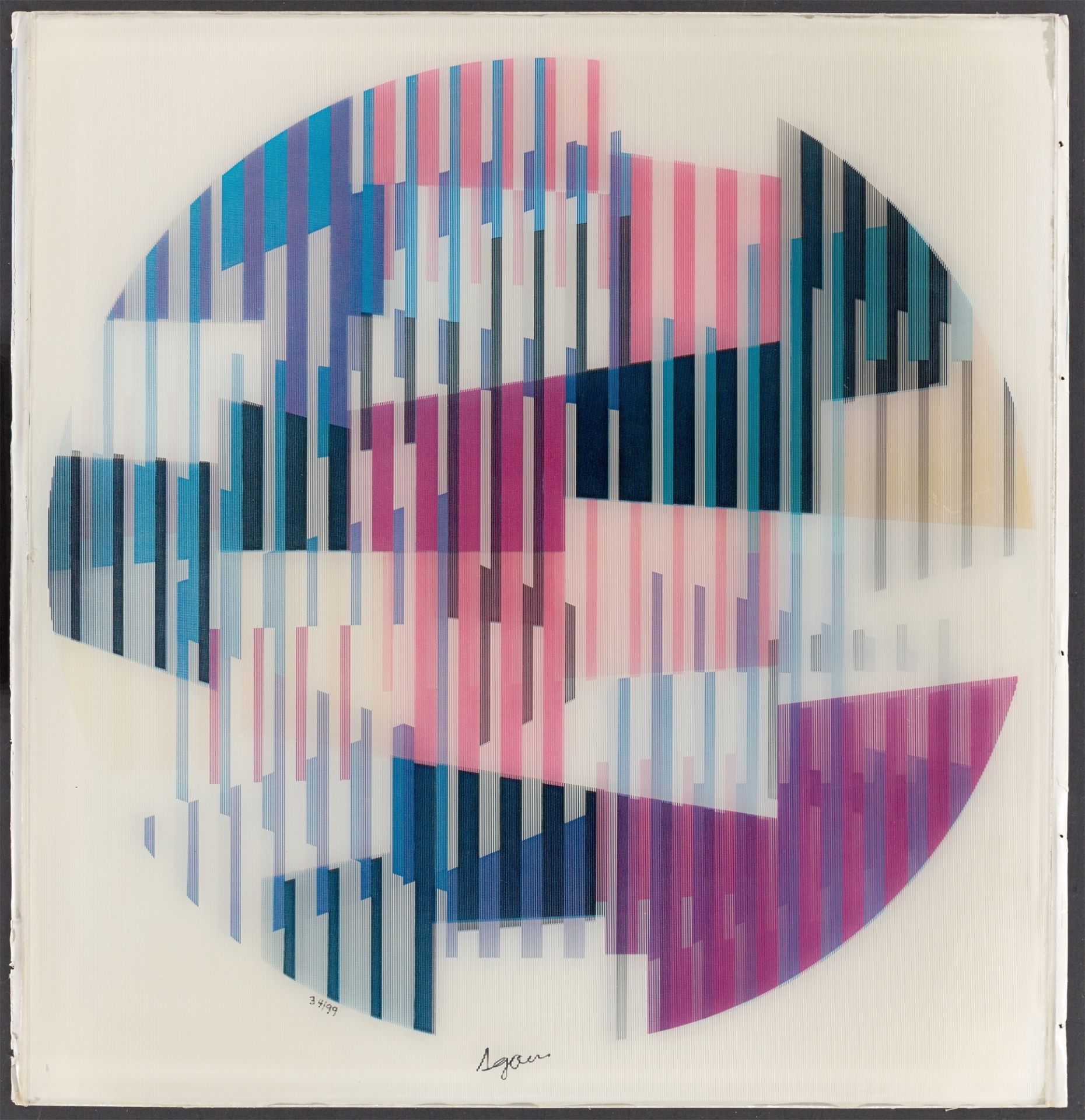 Yaakov Agam (d.i. Jacob Gipstein). „Liberty #3“. Um 1980 - Bild 2 aus 4