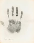 Hans-Peter Feldmann. „Handprint Marcel Duchamp“. 2009