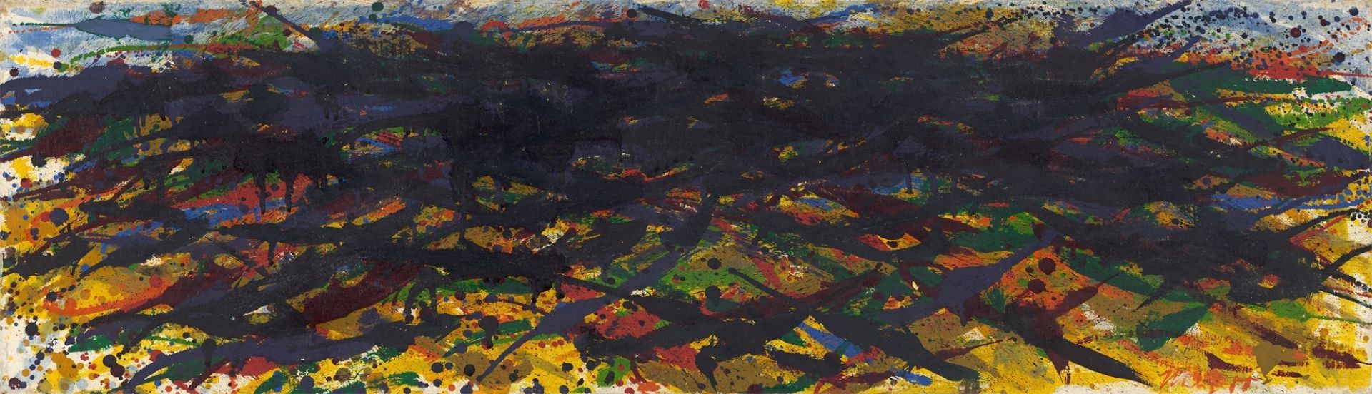 Max Uhlig. „Kleine mecklenburgische Landschaft, Georgshöhe“. 1980