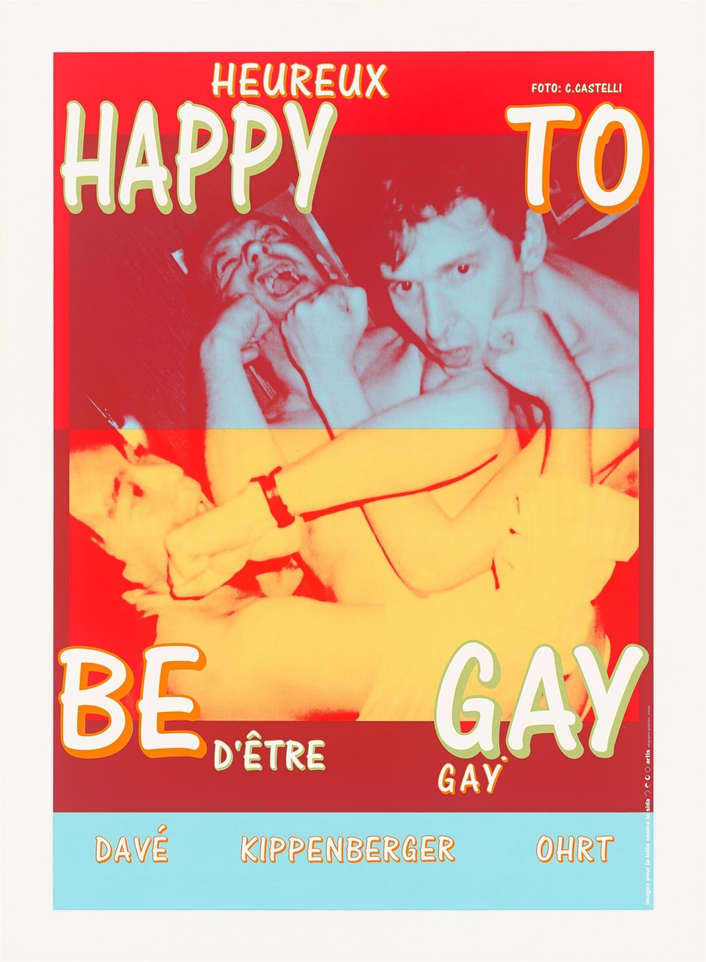 Martin Kippenberger. „Ce Calor 2“; „Happy to Be Gay“; „Grafica 1“. 1989 und 1993 - Bild 2 aus 4