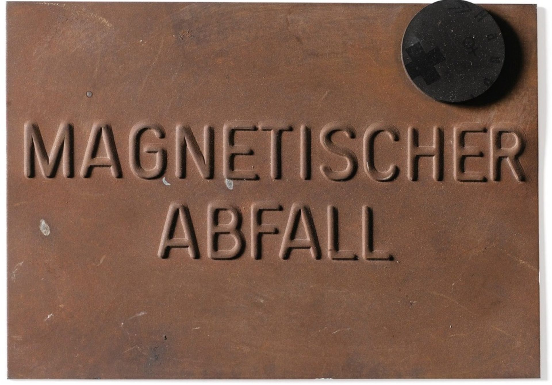 Joseph Beuys. „Magnetische Postkarte“. 1975 - Bild 2 aus 2